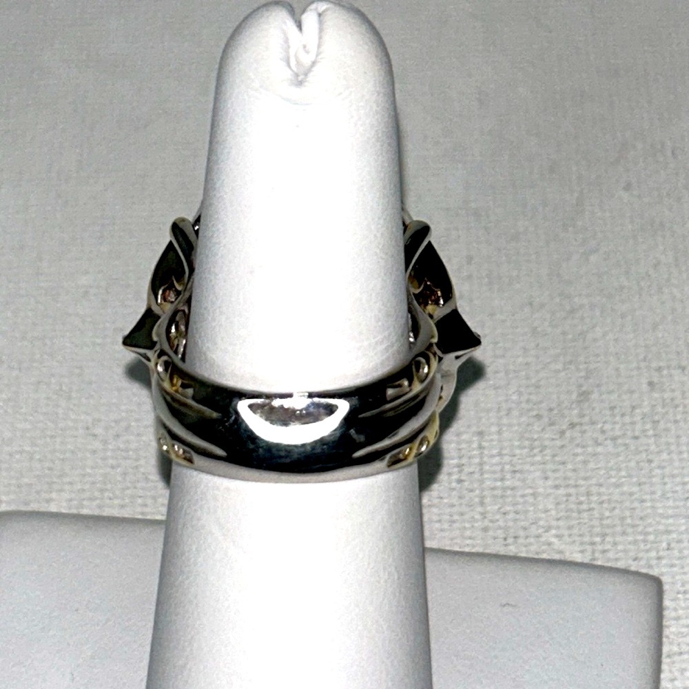 Baltic Amber, Citrine, Sterling Silver, 18K Plating Ring By Gems En Vogue - Picture 13 of 16
